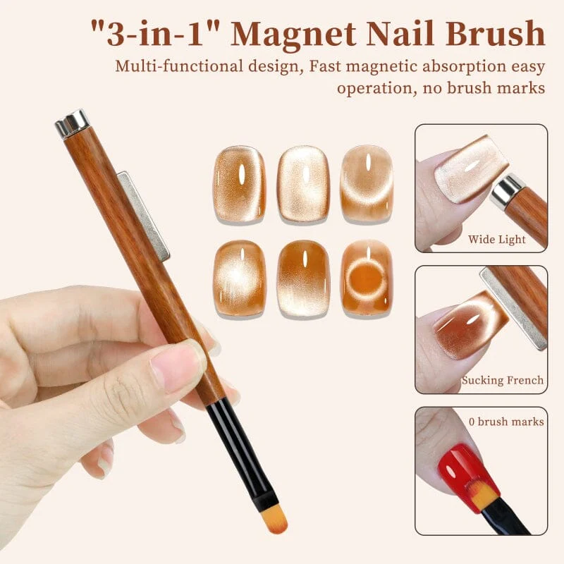 3 in 1 Magnetic Stick Nail Brush - Image 2