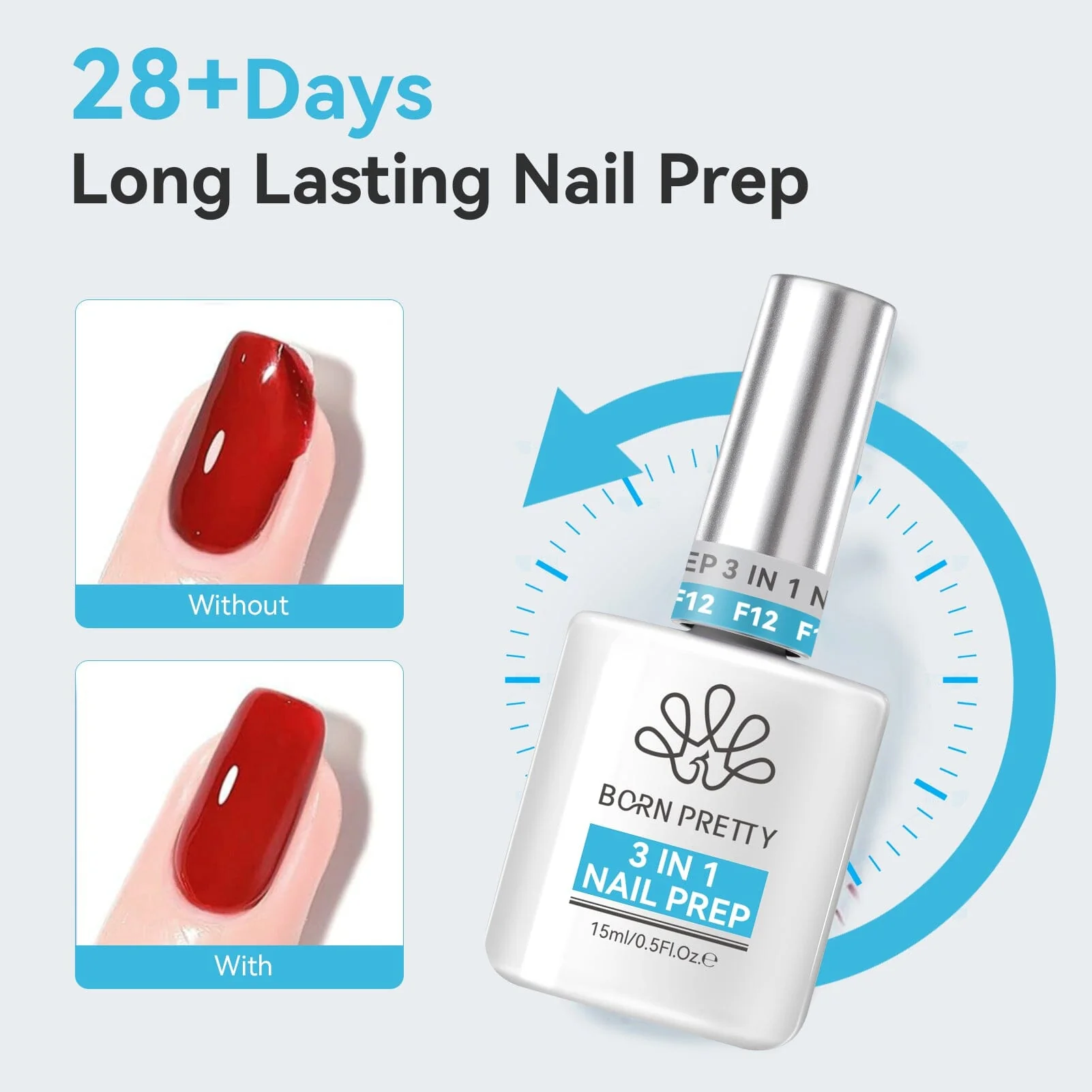 3 in 1 Nail Prep 15ml - Image 5