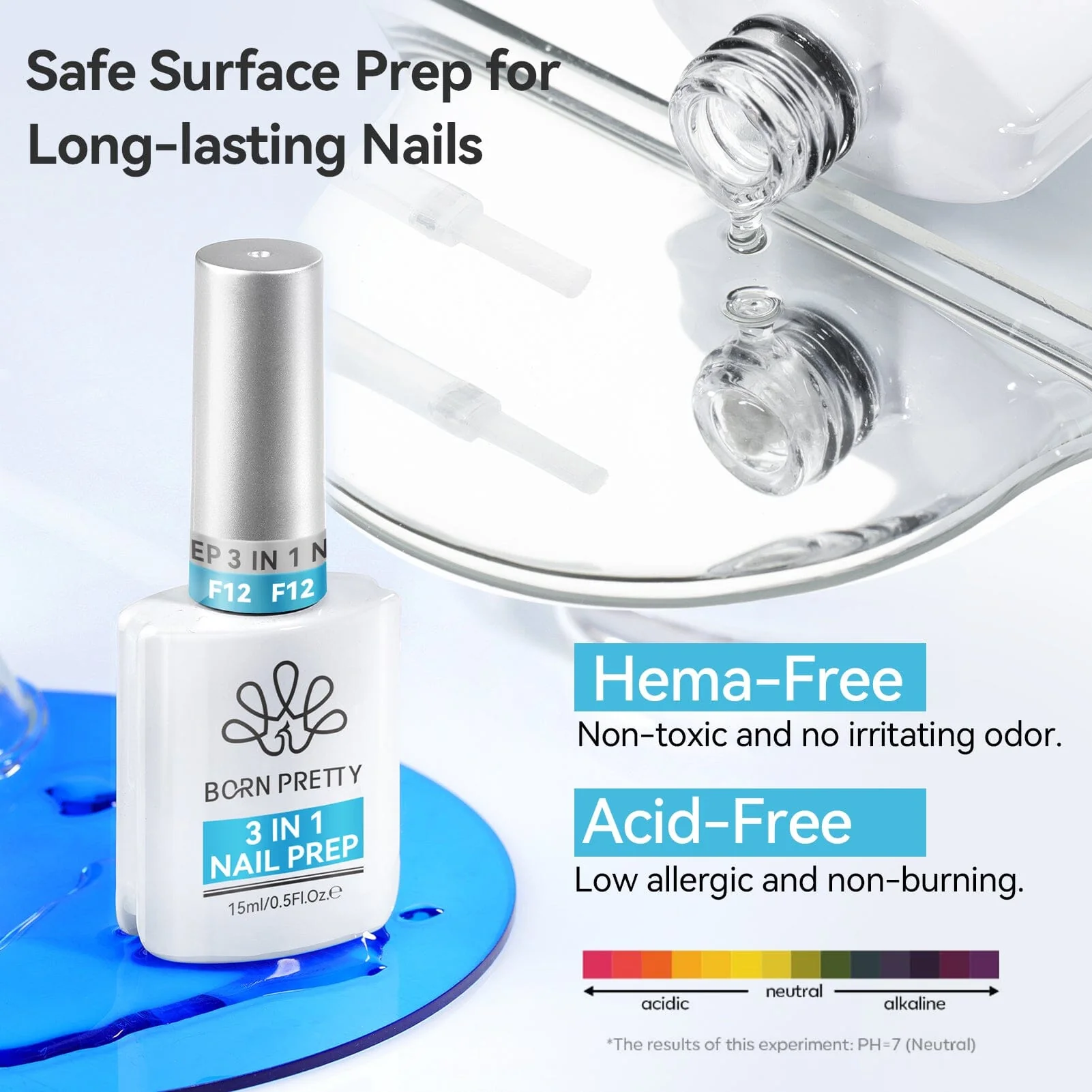 3 in 1 Nail Prep 15ml - Image 8