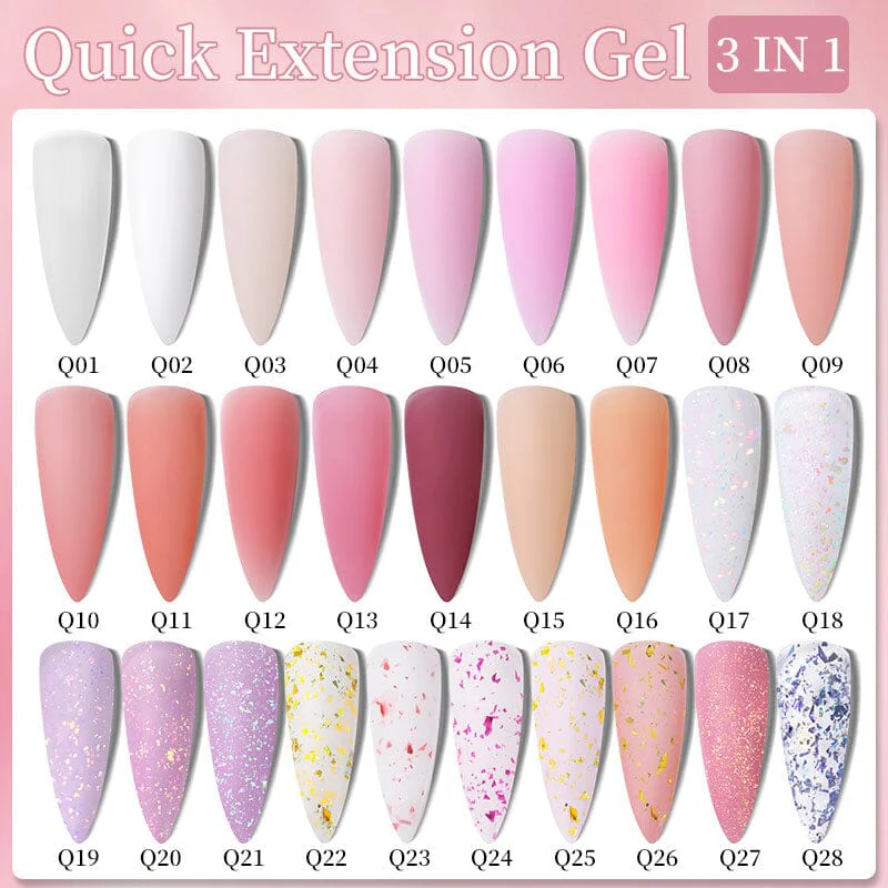 3 In 1 Quick Extension Nail Gel 7ml - Image 5