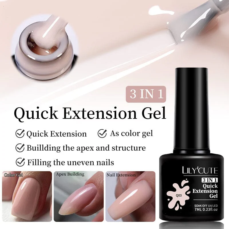 3 In 1 Quick Extension Nail Gel 7ml - Image 6