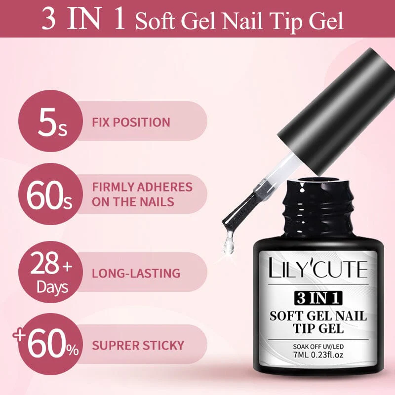 3 In 1 Soft Gel Tip Adhesive - Image 6