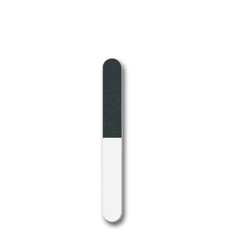 3-sided Nail File Buffer Black White Grey