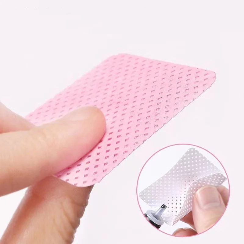 300pcs Pink Lint Free Nail Wipes - Image 3