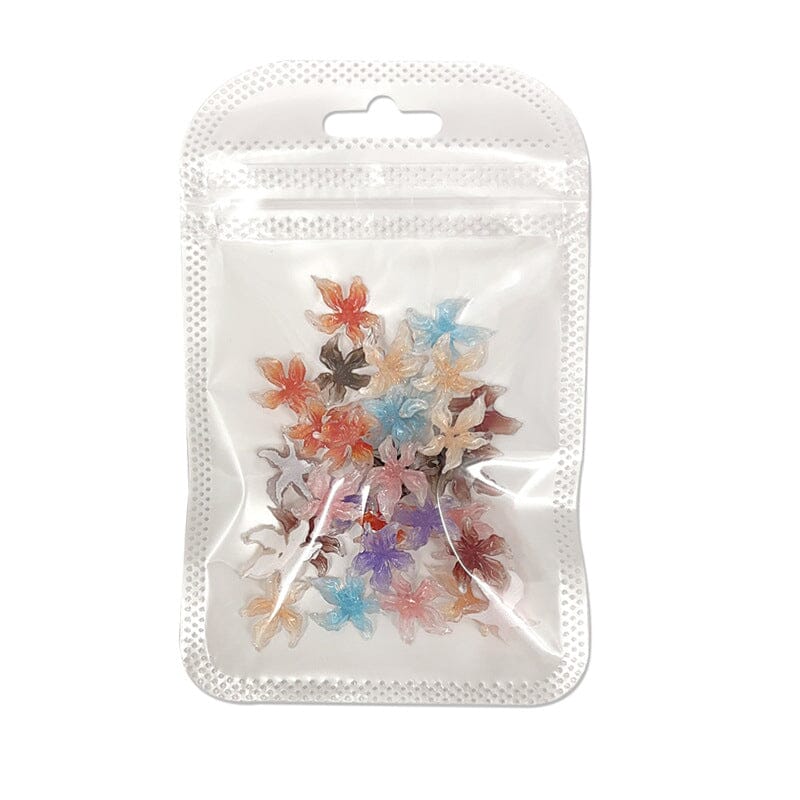 30pcs Lily Flowers Plastic Nail Art Decorations - Image 11