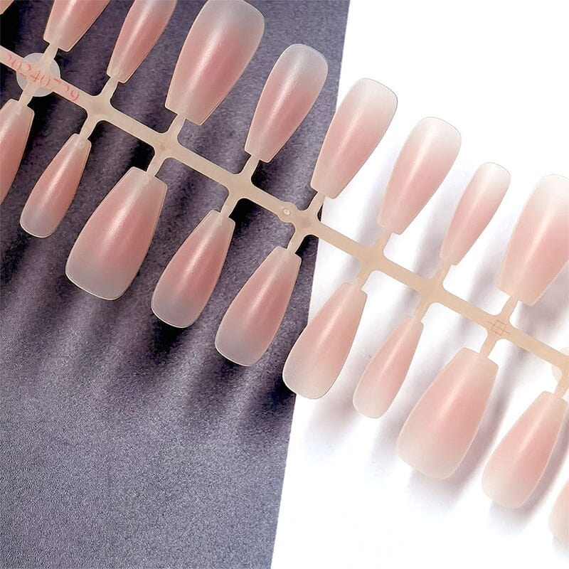 30pcs Medium Oval Pink Matte Press on Nails - Image 6