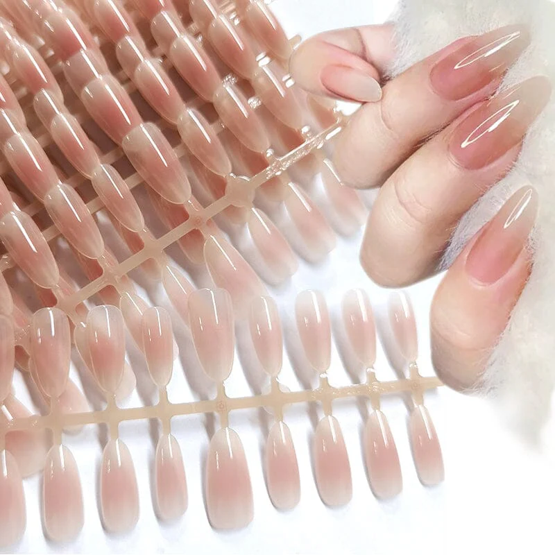 30pcs Medium Oval Pink Matte Press on Nails - Image 9