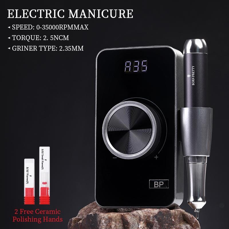 35000RPM Portable Rechargeable Nail Drill Machine - Image 4
