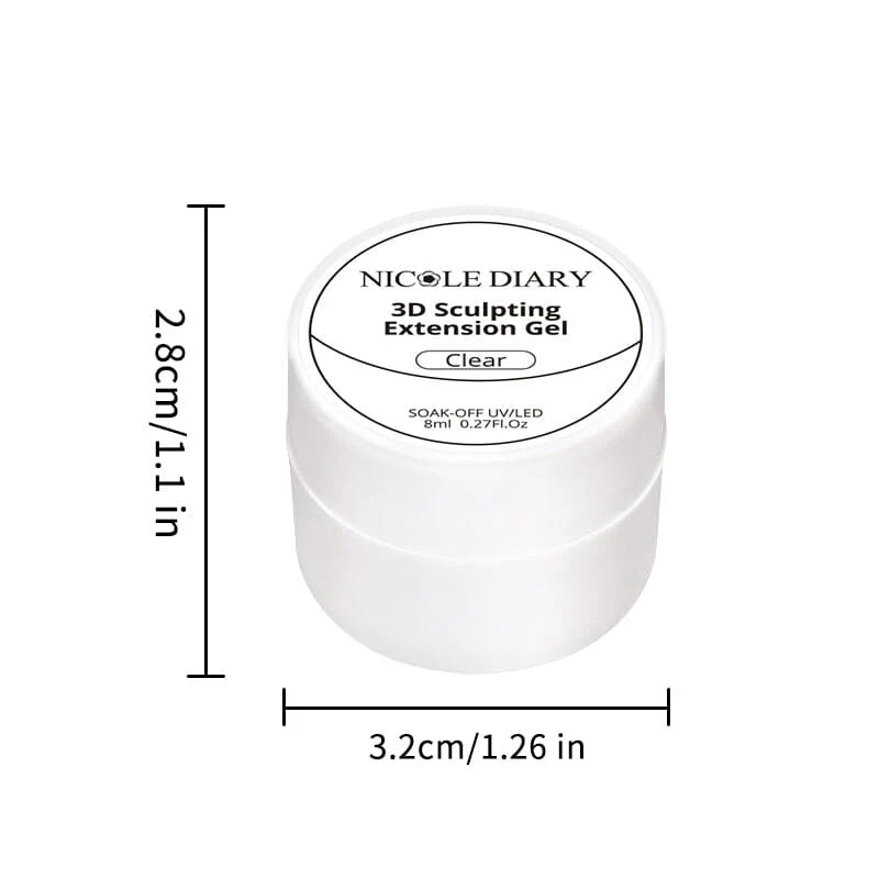 3D Sculpting Extension Gel 8ml - Image 14