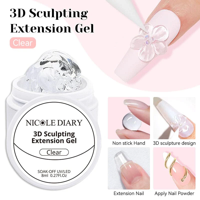 3D Sculpting Extension Gel 8ml - Image 15