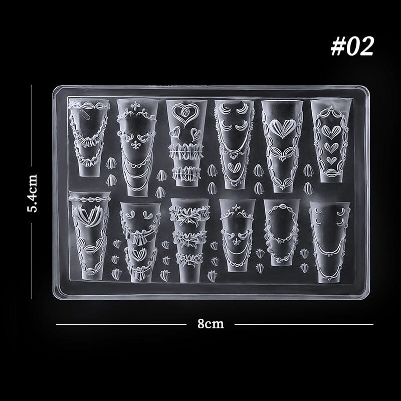 3D Silicone Nail Mold Bowknot #02 - Image 3