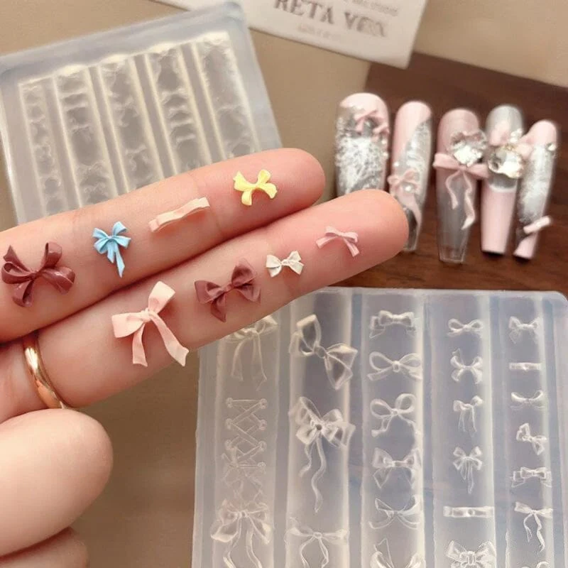 3D Silicone Nail Mold Bowknot #01 - Image 4