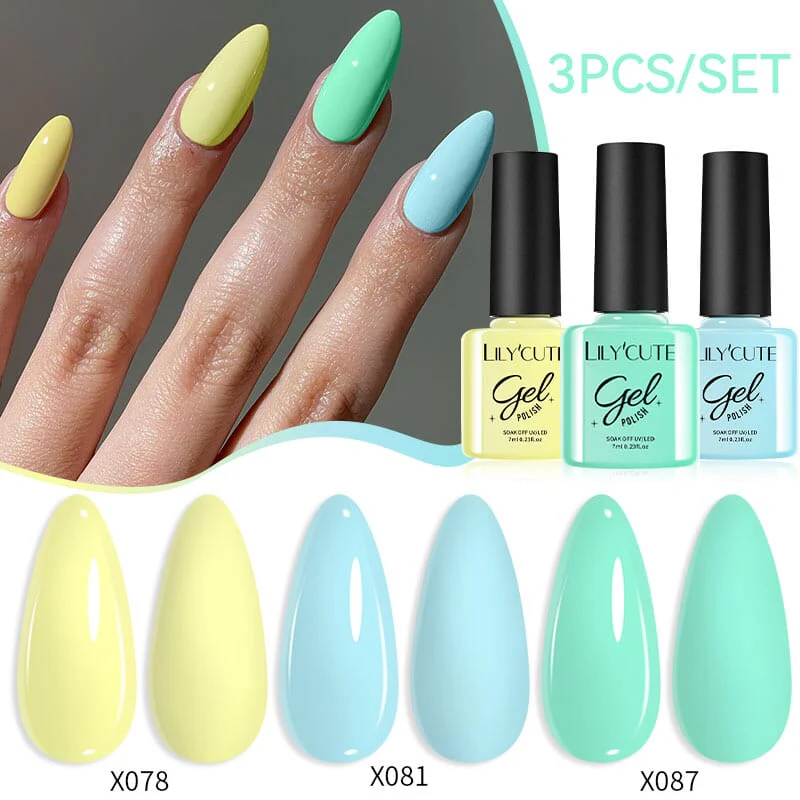 3pcs 7ml Color Gel Polish Set - Image 7