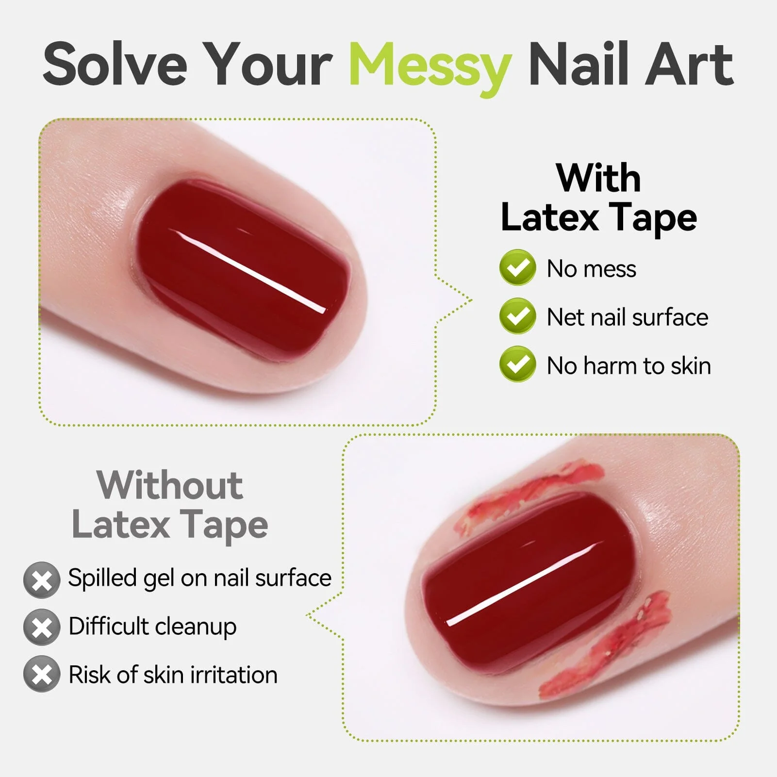 3pcs Latex Tape Peel Off 15ml - Image 7