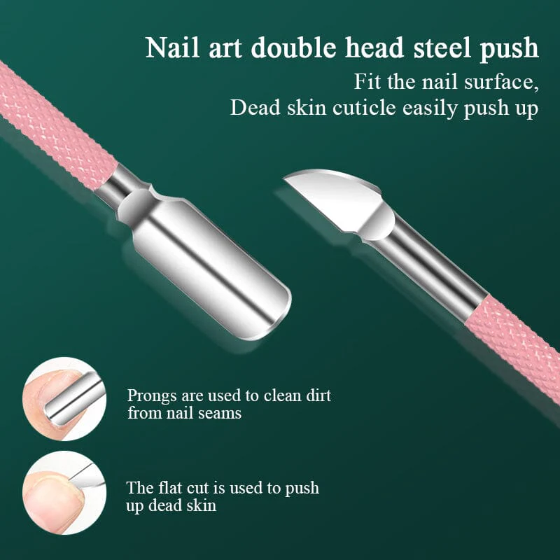 3pcs Nail Cuticle Tools Kit - Image 7