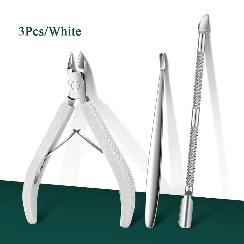 3pcs Nail Cuticle Tools Kit - Image 9