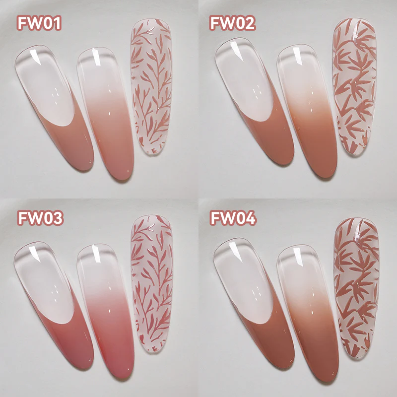4 Colors 4 in 1 Pat Painting Gel Flora Wisp - Image 4