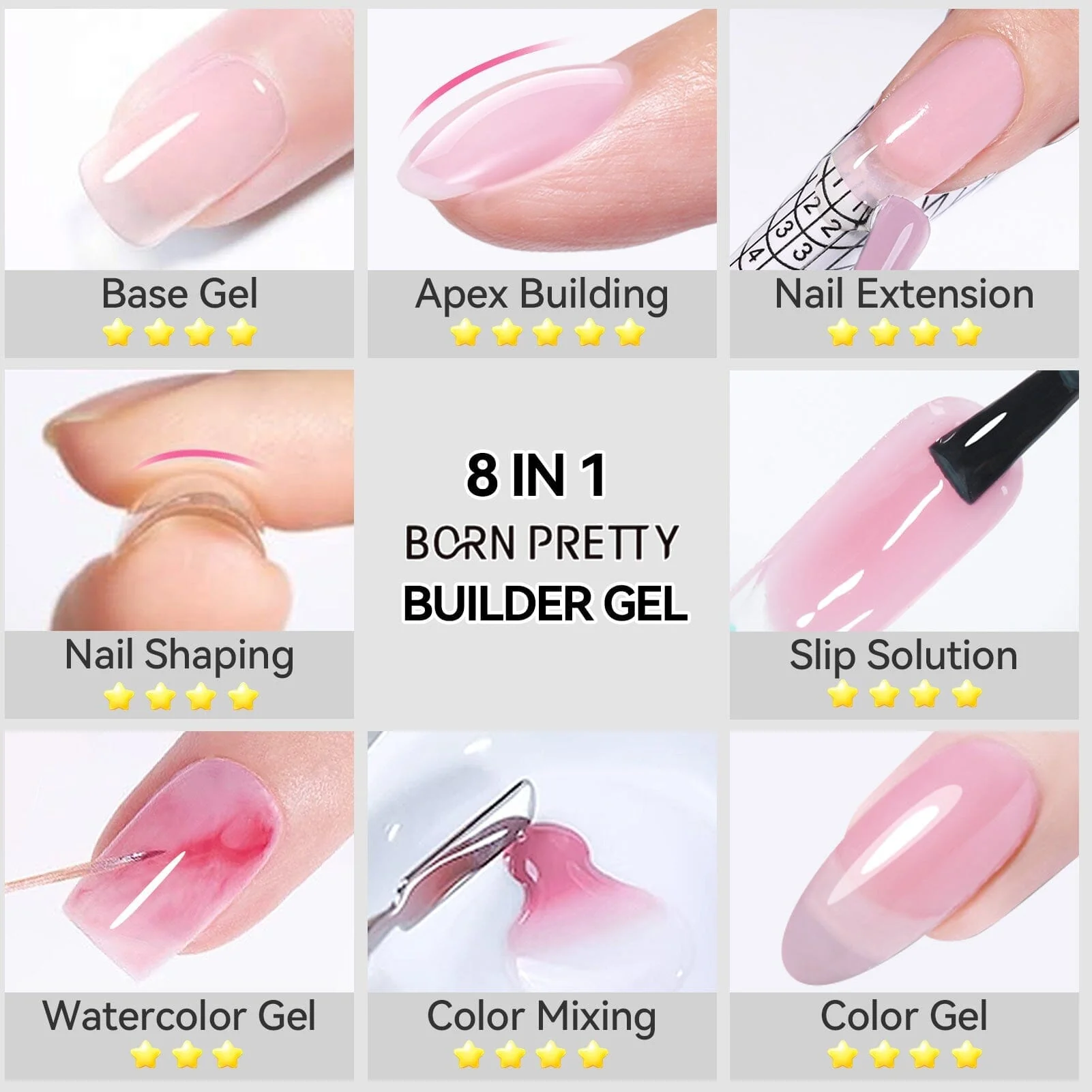 8 in 1 Builder Gel 15ml - Image 3