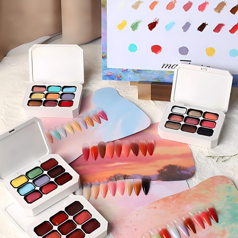 4 Colors 9 Colors Pat Painting Gel