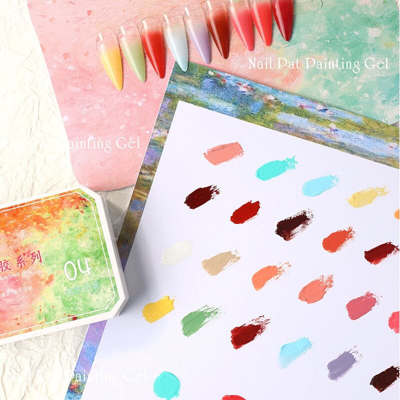 9 Colors Pat Painting Gel - Image 14