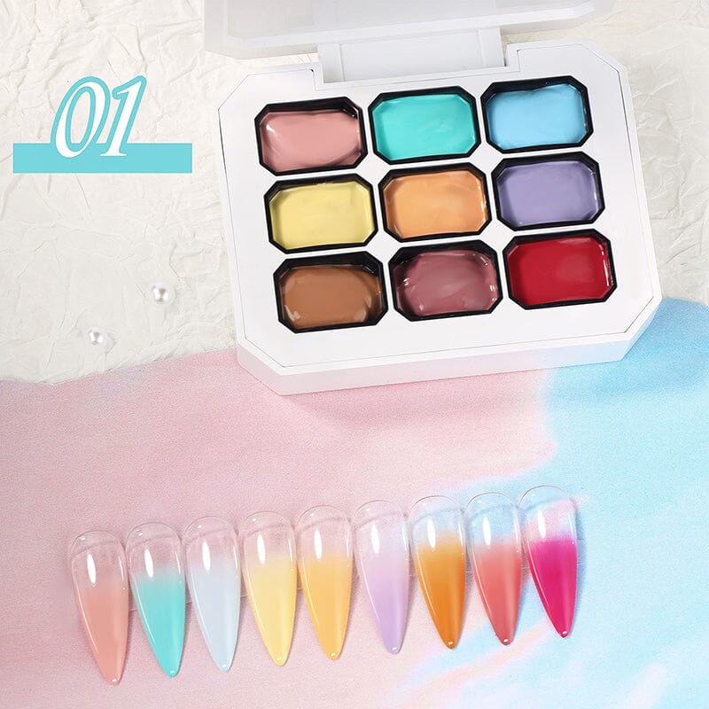 9 Colors Pat Painting Gel - Image 17