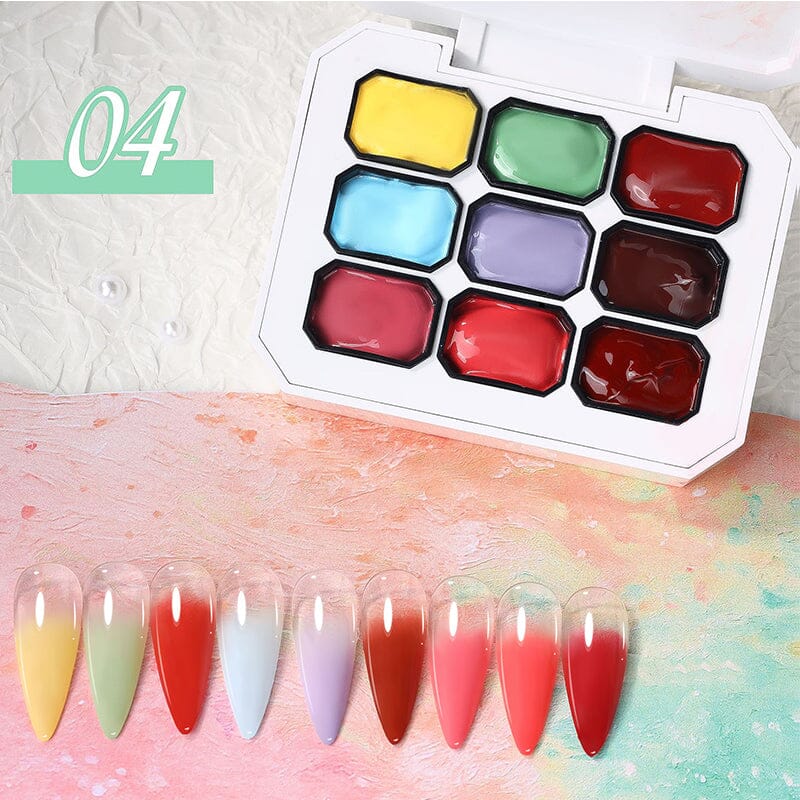 9 Colors Pat Painting Gel - Image 20