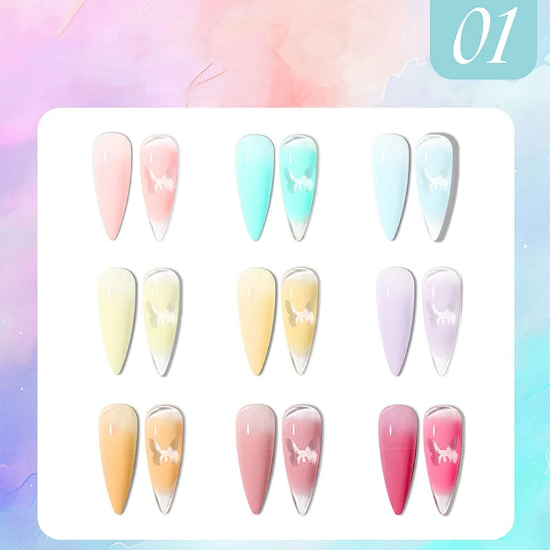 9 Colors Pat Painting Gel - Image 5