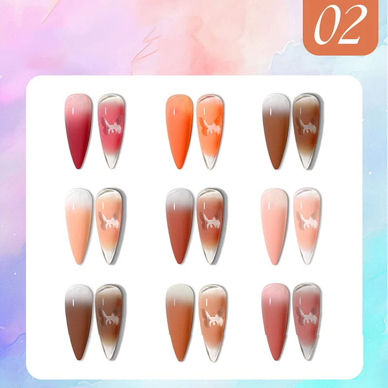 9 Colors Pat Painting Gel - Image 6