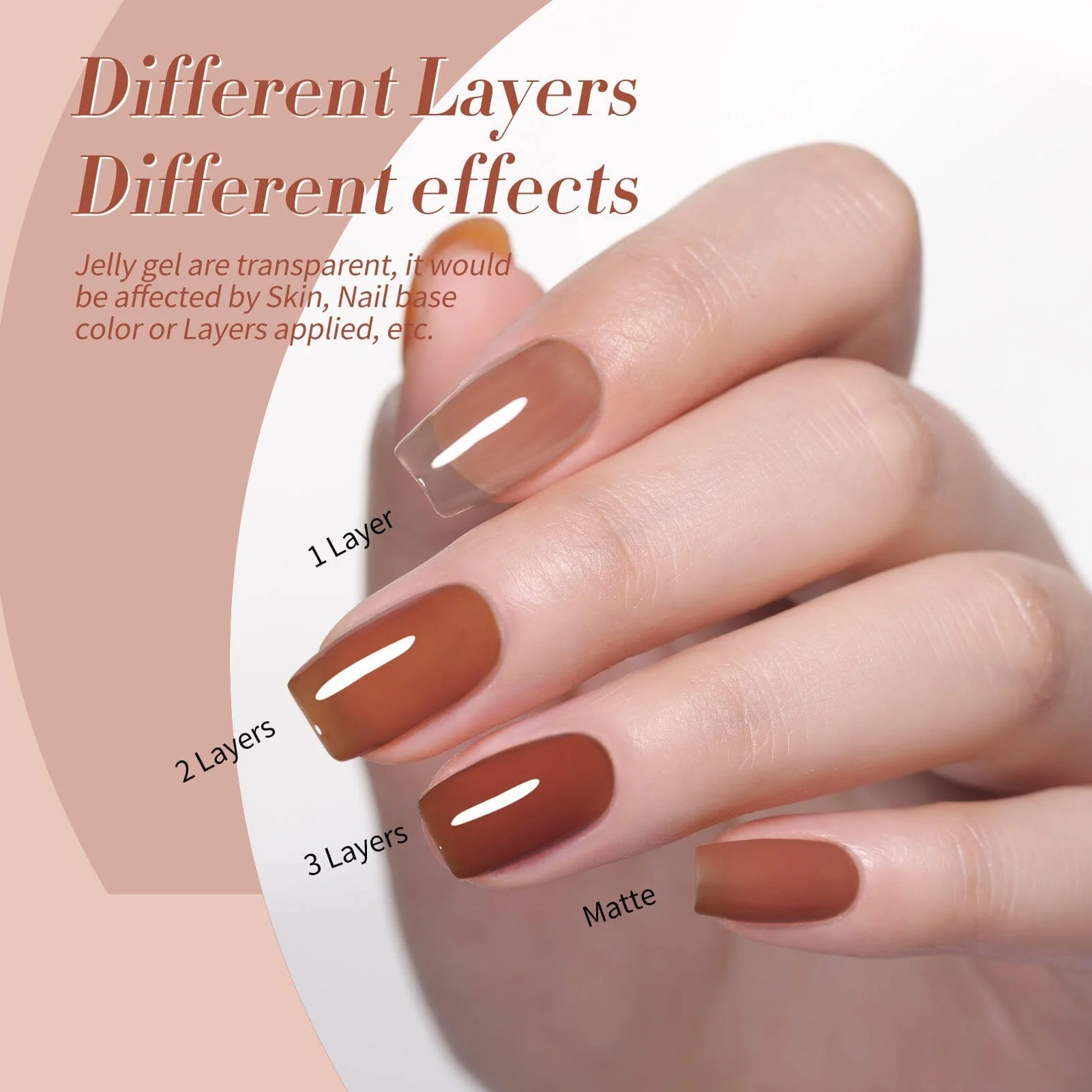 4 Colors Autumn Ember Milky Jelly Gel Set 7ml - Image 4