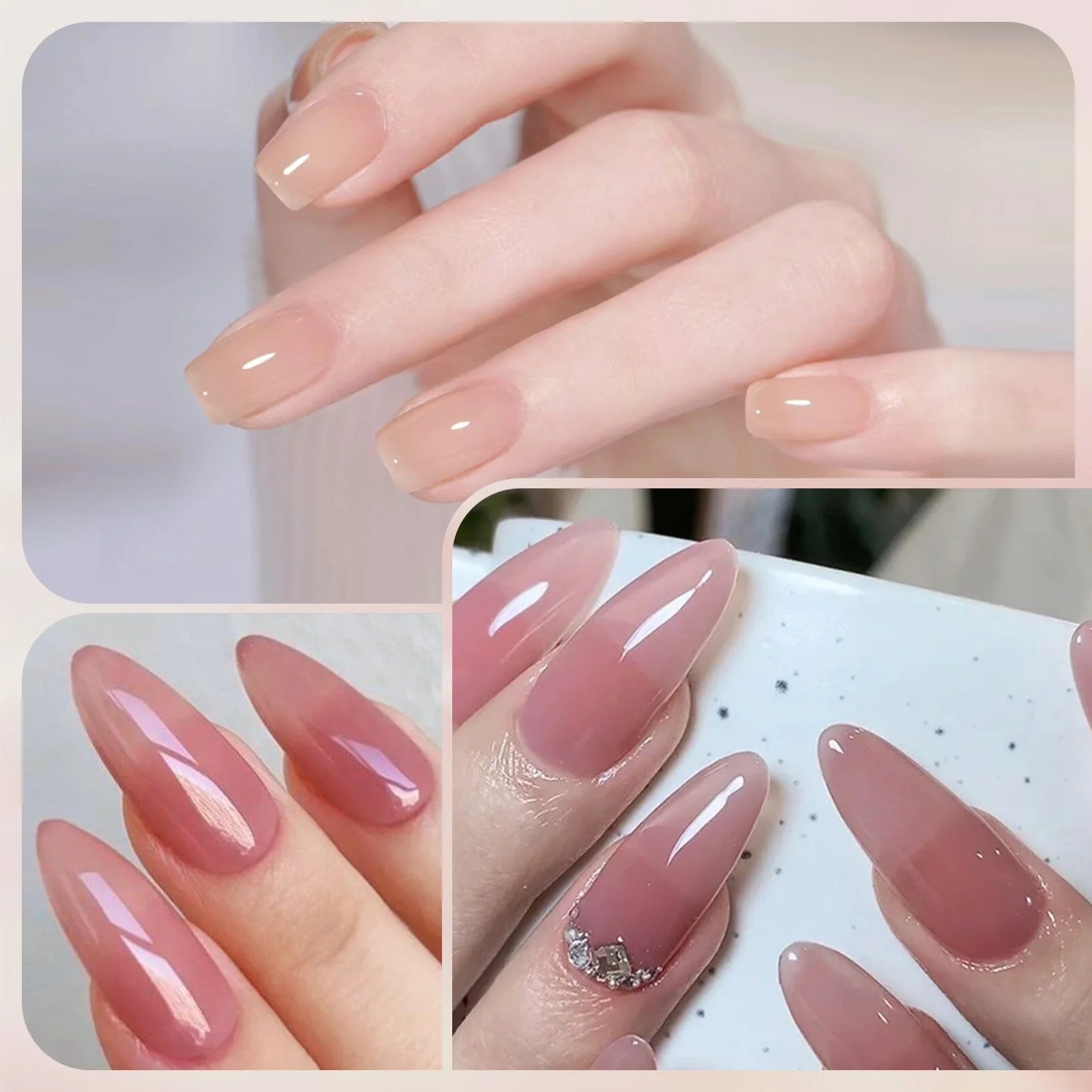 4 Colors Jelly Gel Set #1 Soft Veil 15ml - Image 2