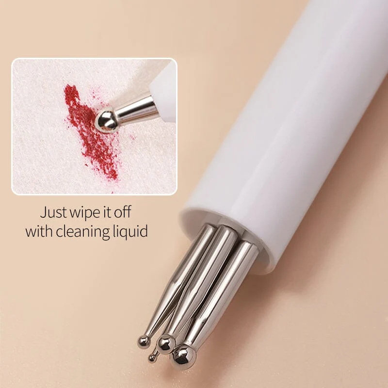 4 in 1 Nail Art Dotting Pen Rhinestone Picker - Image 3