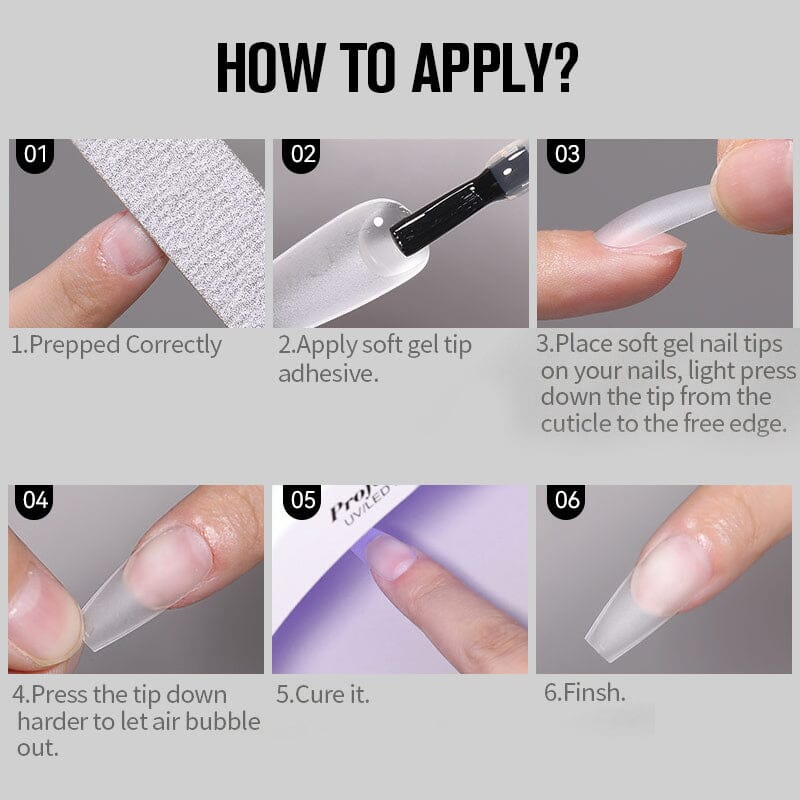 420pcs Matte Soft Gel Tips - Image 10