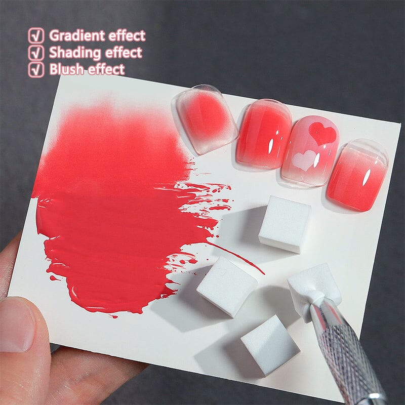 50pcs Blue Mini Square Soft Sponges - Image 4