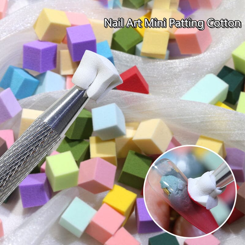 50pcs Blue Mini Square Soft Sponges - Image 8