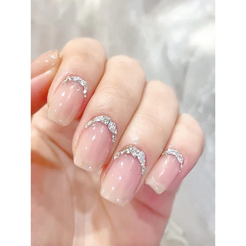 50pcs Silver Nail Rhinestones 04 - Image 2