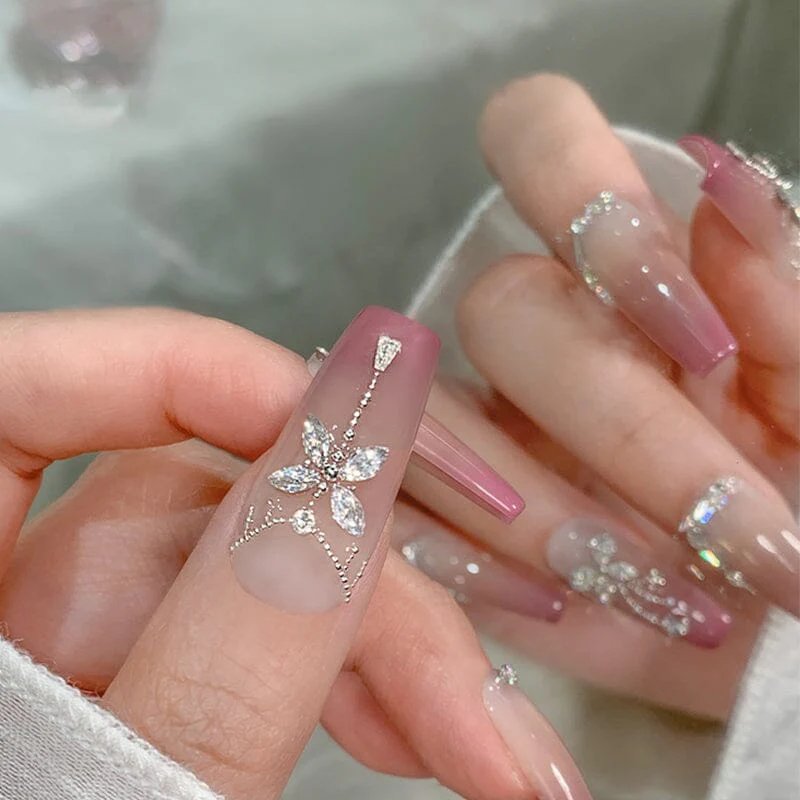 50pcs Silver Nail Rhinestones 04 - Image 3