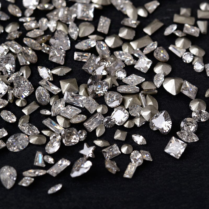 50pcs Silver Nail Rhinestones 04 - Image 6