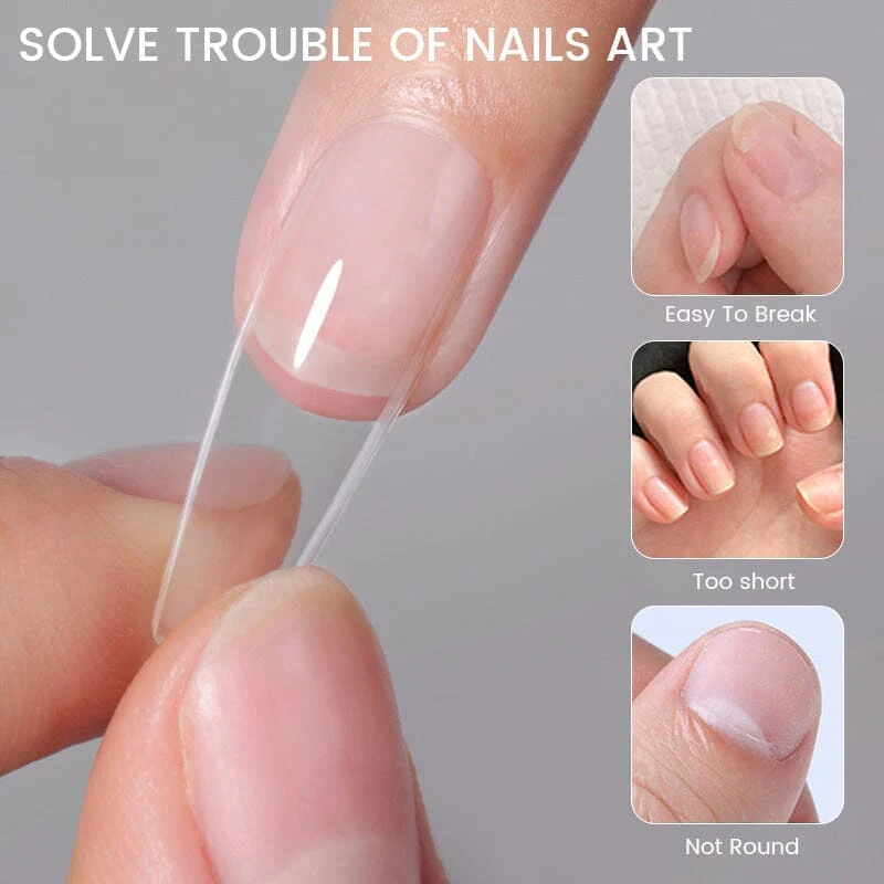 550pcs Almond Soft Gel Tips - Image 2