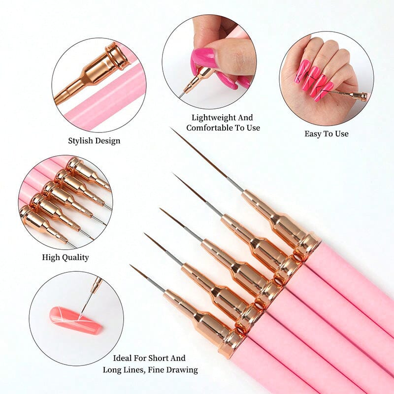 5pcs Liner Nail Brush Set - Image 13