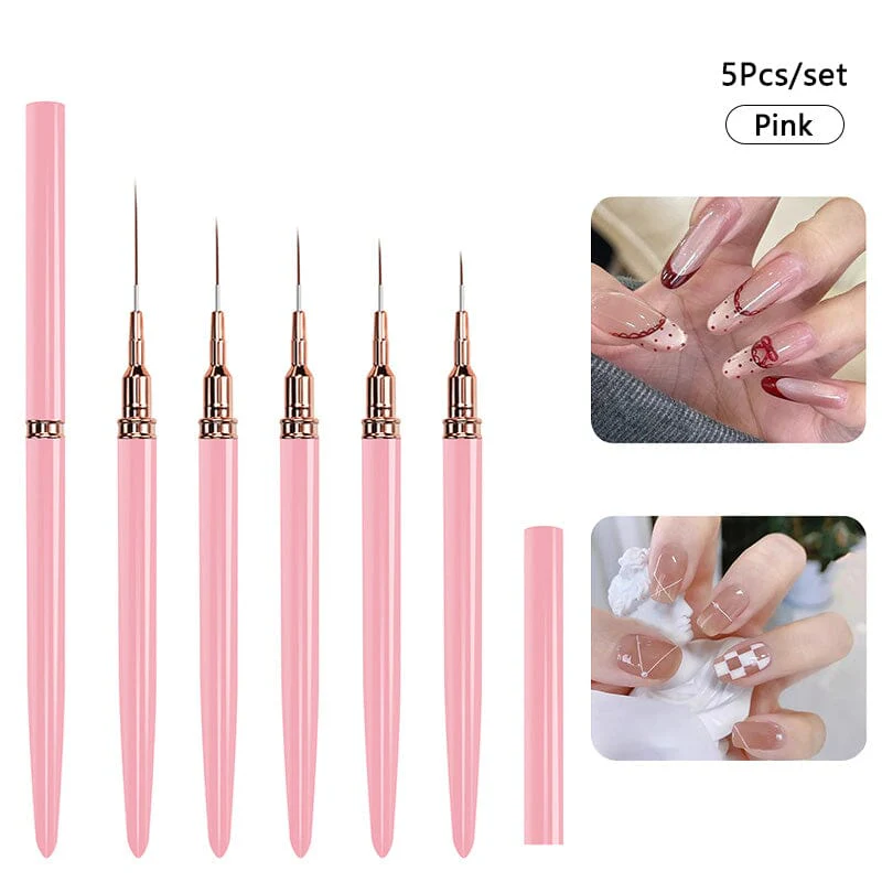 5pcs Liner Nail Brush Set - Image 15
