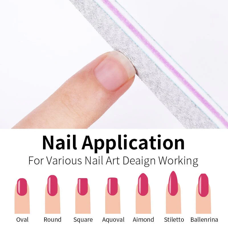 5pcs Nail Files Set 100/180 - Image 12