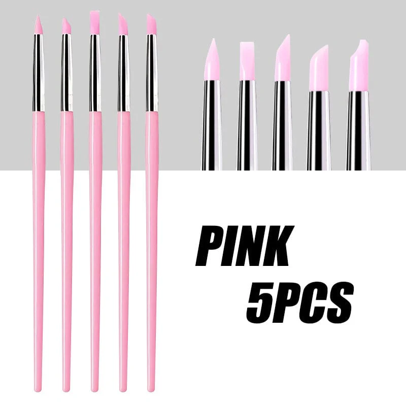 5pcs Silicon Pressing Pen Set - Image 15