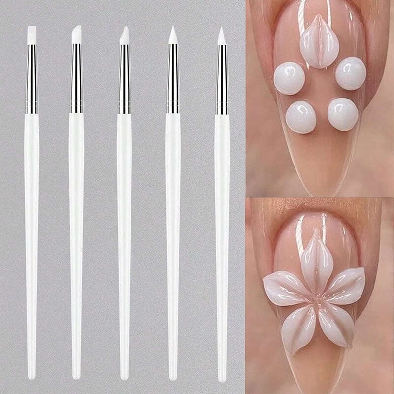 5pcs Silicon Pressing Pen Set - Image 4