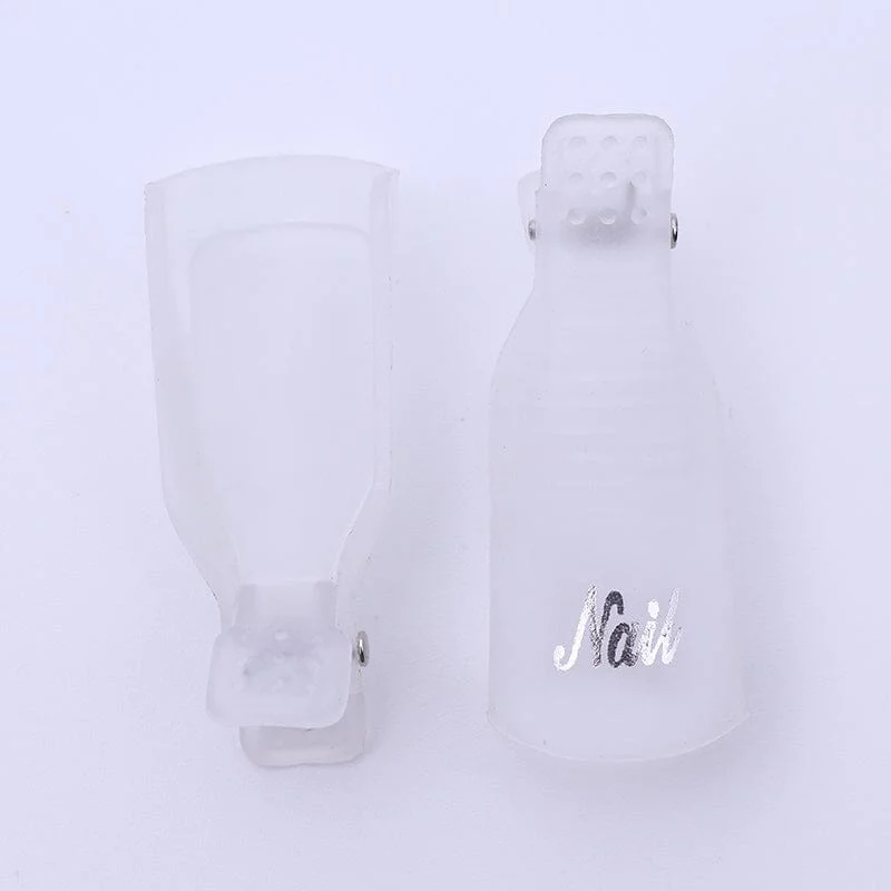 5pcs Transparent Gel Remover Nail Cap Clips - Image 2