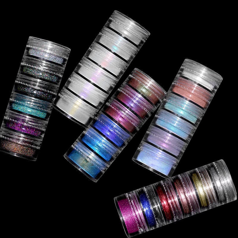 6 Boxes Chrome Nail Powder Set - Image 8