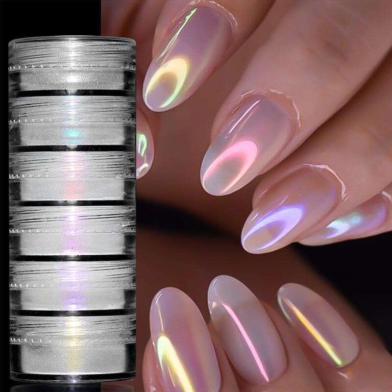 6 Boxes Chrome Nail Powder Set - Image 11