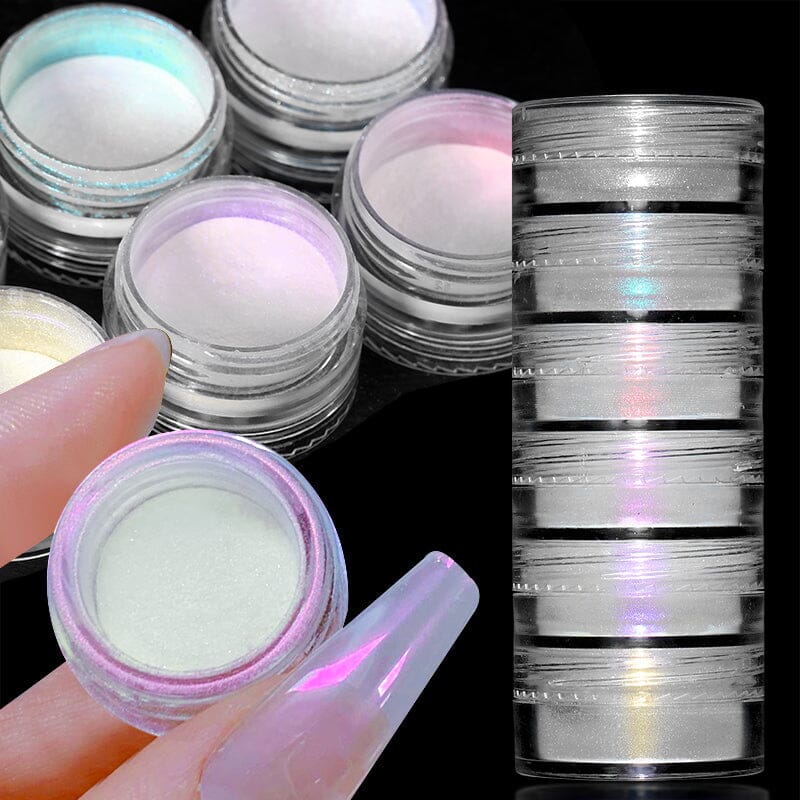 6 Boxes Chrome Nail Powder Set - Image 12