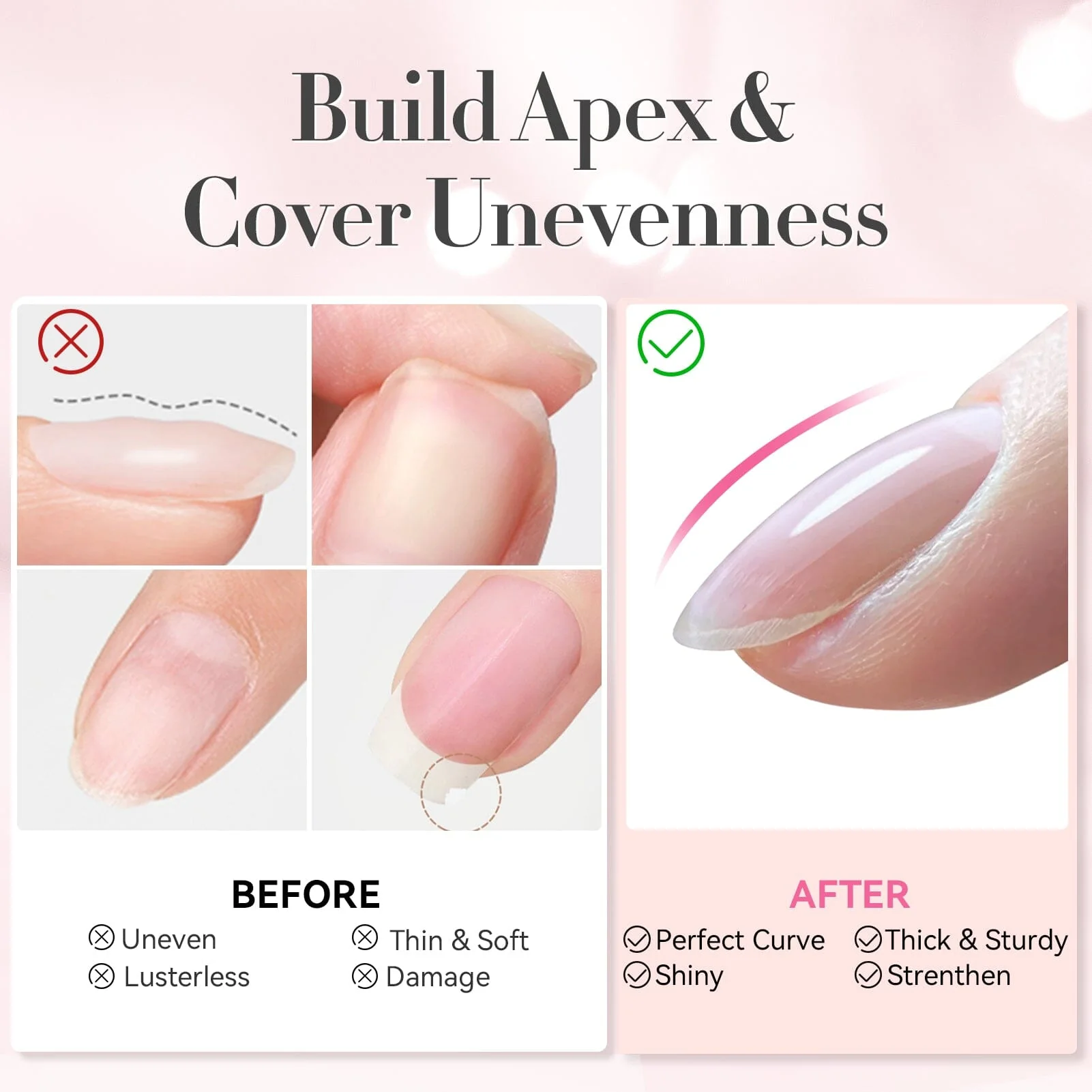 6 Colors 8 in 1 Builder Gel Polish Set 7ml - Image 5