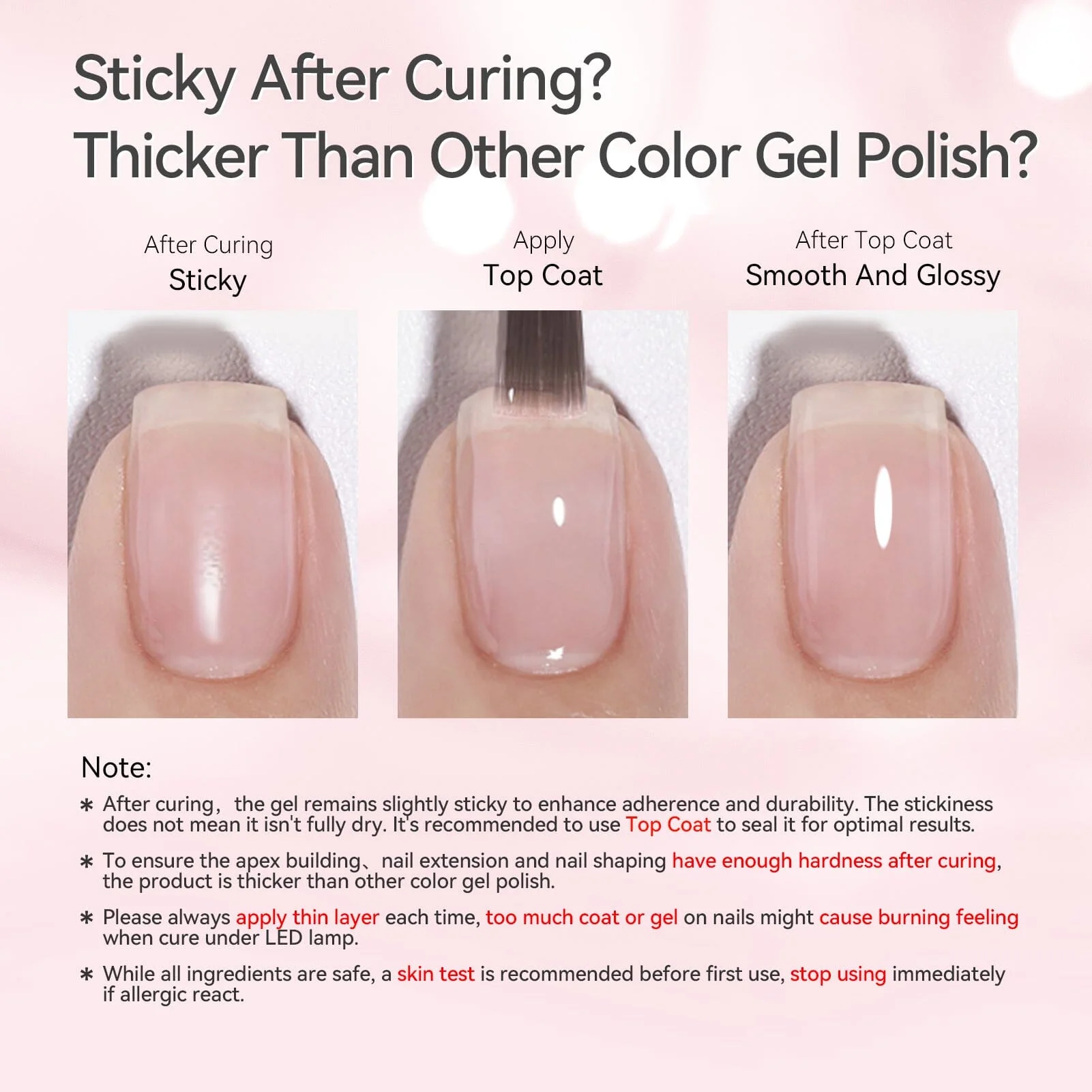 6 Colors 8 in 1 Builder Gel Polish Set 7ml - Image 9