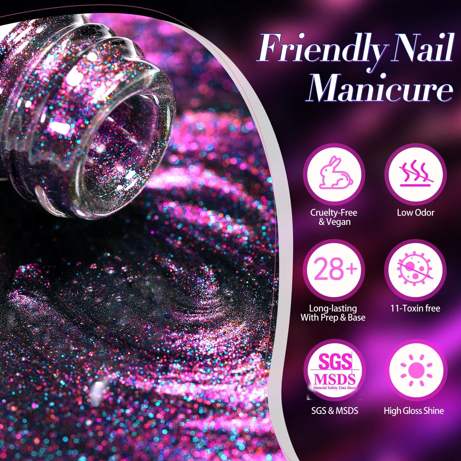 6 Colors 9D Cat Magnetic Gel M05 Polaris 7ml - Image 9